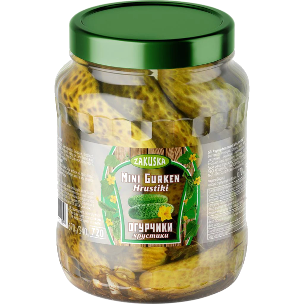 Cornichons croquants